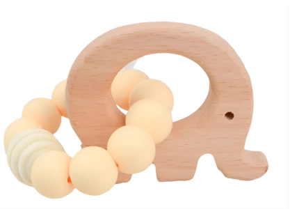 Laker & The Moon "Elephant" Animal Teething Ring